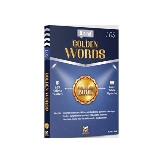 Modus Yayınları LGS Ingilizce Kelimeler Golden Words Soru Bankası