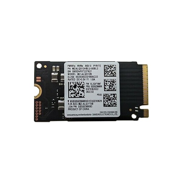 【新品未使用】MUNITALP 定価45,000円 Samsung PM991A MZALQ512HBLU-00BL2 PCI-Express 3.0 512 GB M.2 SSD