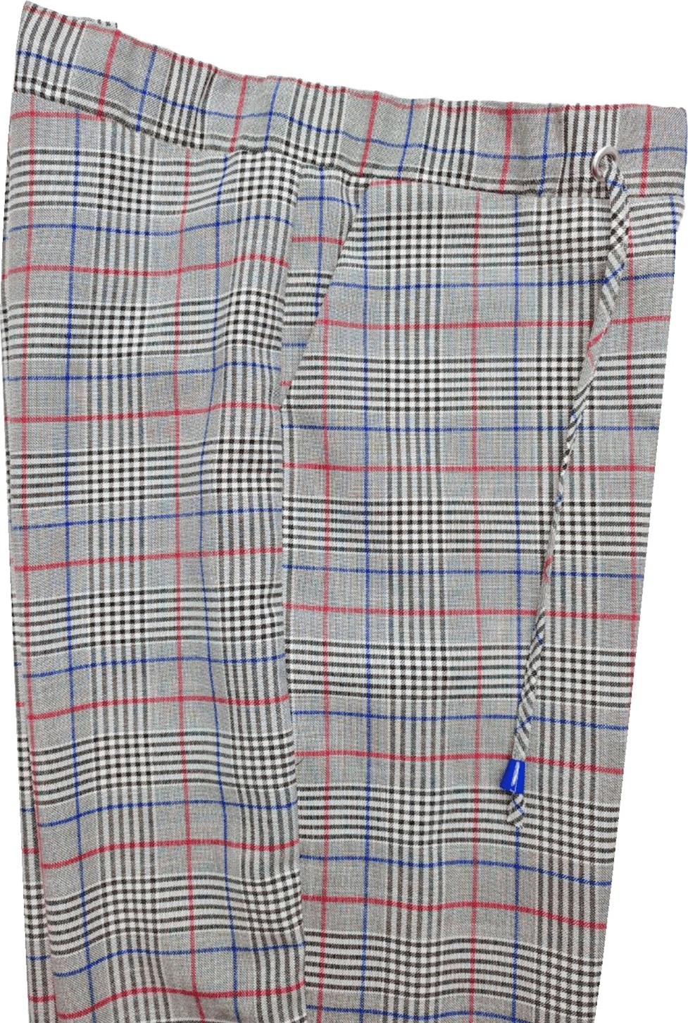 Esswaap Beli Lastikli ve Bağcıklı Pantolon Kırmızı görsel 3