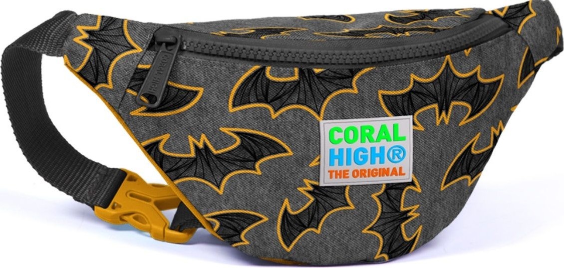 Coral High Yarasa Baskılı Bel Çantası - Erkek Çocuk