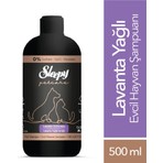 Sleepy Petcare Lavanta Yağlı Evcil Hayvan Şampuanı 500 ml Beyaz Renkli Hassas Cilt Uyumlu