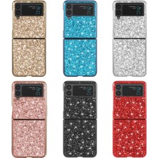 Xphone Store Samsung Galaxy Z Flip4 Siyah Için Glitter Powder Tpu Kılıfı (Yurt Dışından)