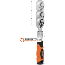 Rico 1/2 Uzatmalı Lokma Cırcır Kolu 72 Diş ( Tekne )