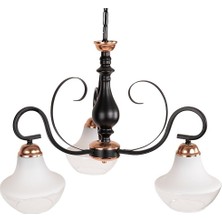 Hiper Kupa 3'lü Avize Camlı