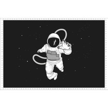 Steep Rock Design Astronot Sticker / Laptop - Ajanda Kapak Etiketi