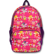 Cennec Peri Baskılı Kız Çocuk Ilkokul ve Günlük Sırt Çantası