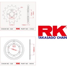 Işıklar Honda Cbr 250 Ön Arka Dişli Rk 2011-2013