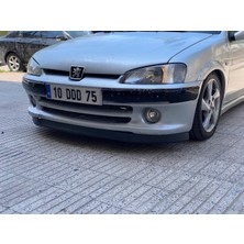 Oto H.İ.T. Peugeot 106 Astra H Lip Esnek Plastik Ön Tampon Eki Siyah Spoiler