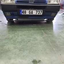 Oto H.İ.T. Fiat Uno Uyumlu Laguna Lip 2 Parça Ön Tampon Eki