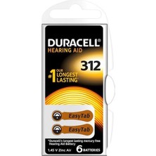 Duracell Kulaklık No 312 6'lı Paket