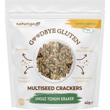 Naturiga Goodbye Gluten Ispanaklı Unsuz Tohum Kraker 40 gr