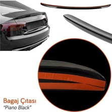 Oto H.İ.T. Peugeot 301 Bagaj Üstü Spoiler Piano Black Tam Uyumlu 120 Cm