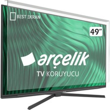 Best Ekran Arçelik A49L88605S Tv Ekran Koruyucu - Arçelik 49" Inç Tv Ekran Koruyucu Şeffaf Paneli