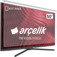 Best Ekran Arçelik 50 Inç 127 Ekran 7-8-9 serisi 4k Qled Oled uhd imperium android google Smart Tv Ekran Koruyucu Paneli