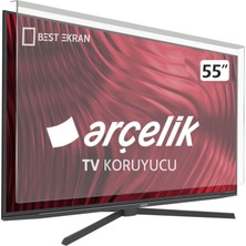 Best Ekran Arçelik 55" 139 Ekran Tv Ekran Koruyucu  - 7-8-9 serisi 4k Qled Oled uhd imperium android google Smart tv uyumlu