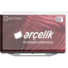 Best Ekran Arçelik 55" 139 Ekran Tv Ekran Koruyucu  - 7-8-9 serisi 4k Qled Oled uhd imperium android google Smart tv uyumlu