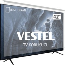 Best Ekran Vestel 42U9510 Tv Ekran Koruyucu - Vestel 42" Inç 106 Ekran Şeffaf Koruma Paneli