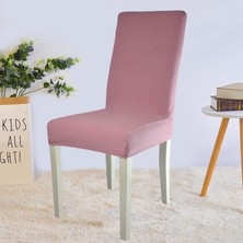 Elgeyar Likrali Kümaş Desenli Sandalye Örtüsü, Lastikli, Esnekli ,kaliteli Sandalye Kılıfı 1 Adet