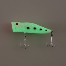 Kaptan Nemo Popper Mini F Glow Fosforlu 6,5 cm Maket Balık Yem 13 gr