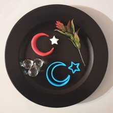 3D Sepetim Ay Yıldız Kurabiye Kalıbı 72 x 80 x 12 mm