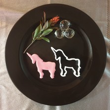 3D Sepetim Unicorn Kurabiye Kalıbı 80 x 81 x 15 mm