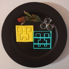 3D Sepetim Minecraft Kurabiye Kalıbı 90 x 90 x 12 mm