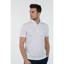 Wemsey Erkek Slim Fit Pike T-Shirt 40812126 Beyaz