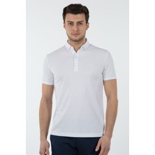 Wemsey Erkek Slim Fit Pike T-Shirt 40812126 Beyaz