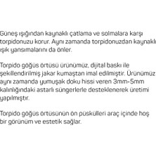 Oto Pandami Tofaş 1997+ Gri Püsküllü Baklava Desenli Torpido Göğüs Örtüsü