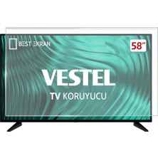 Best Ekran Vestel 58" Inç 146 cm Oled Qled Crystal Qned Smart Uhd 4k-8k Televizyon Tv Ekran Koruyucu