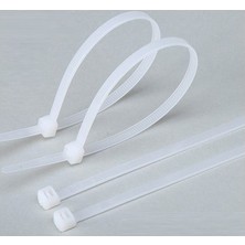 Hagiki 36 Adetli 37 cm Kablo Bağı Beyaz Plastik Kelepçe 3,6 x 370 mm Cırt Kelepçe