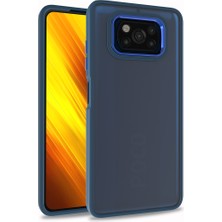 Kvy Xiaomi Poco X3 Pro Renkli Kenarlı Parlak Flora Kılıf