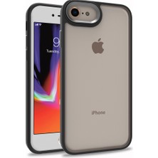 Kvy Iphone Se 2022 Renkli Kenarlı Parlak Flora Kılıf