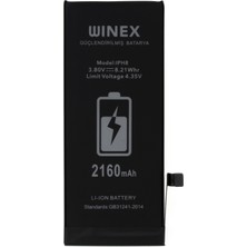 Winex Apple iPhone 8g Uyumlu Güçlendirilmiş Premium Batarya