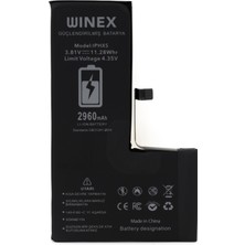 Winex iPhone Xs Uyumlu Güçlendirilmiş Premium Batarya