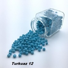 Erdal Ticaret Kum Boncuk (0,5 Mm-1 Paket 100GR) Turkuaz 12