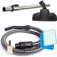 Parmis Philips Uyumlu Fc 8478 Çelik Telli Hortumu Başlık Boru Filtre Seti