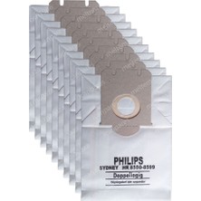 Parmis Philips Uyumlu Sahara Süpürge Kağıt Toz Torbası 10 Adet