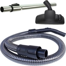 Fakir Uyumlu Veyron Premium XL Süpürge Çelik Hortumu Emici Başlık Borusu