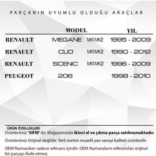 DNC Renault Megane Clio Scenic, Peugeot 206 Için Sunroof Motor Dişlisi