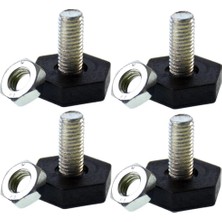 Parmis Ariston Uyumlu Çamaşır Makinesi Ayağı Kaymaz Ayarlı Ayak 4 Lü Seti Ölçülere Dikkat Ediniz