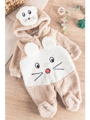 Babymod Figürlü Welsoft Peluş Kız/erkek Bebek Tulum