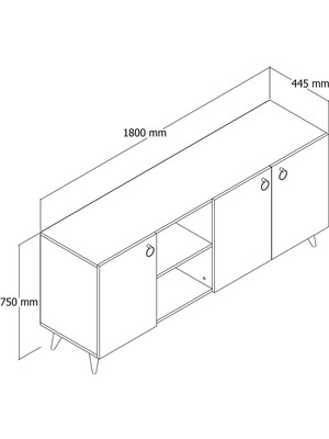 Tanmob Buse Konsol Çam - KSL0302