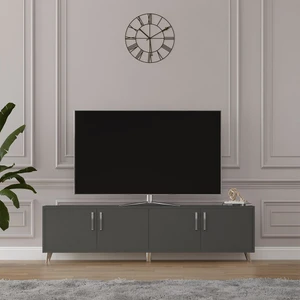 Asra Trend %100 MDFLAM Tv Ünitesi Koyu Gri T-04
