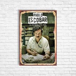 Trend Poster Pablo E.gaviria Retro Ahşap Poster