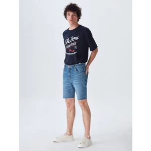 Erkek Stephano Regular Jean Bermuda