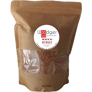 Woodger BBQ & Grill Fümeleme ve Tütsüleme Talaşı - Mangal Barbekü Talaşı - Kiraz - 3 Lt