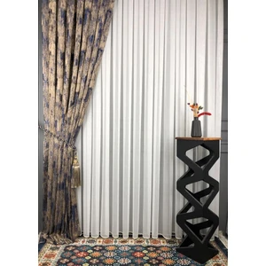 Rendecioğlu Tekstil Tül Perde Simli Bamboo Kumaş Ütü Istemez 1. Kalite