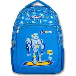 Mavi Robot Baskılı Ilkokul Sırt Çantası - Erkek Çocuk
