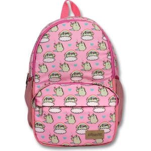 Cennec Pembe Kız Çocuk Ilkokul ve Günlük Sırt Çantası - Dört Bölmeli